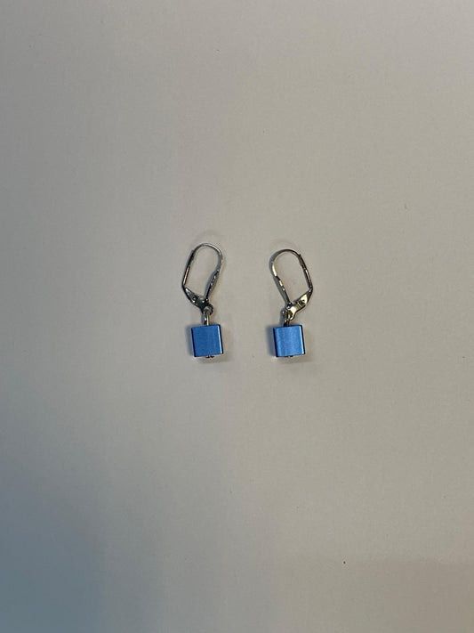Geometric Earrings - Ocean