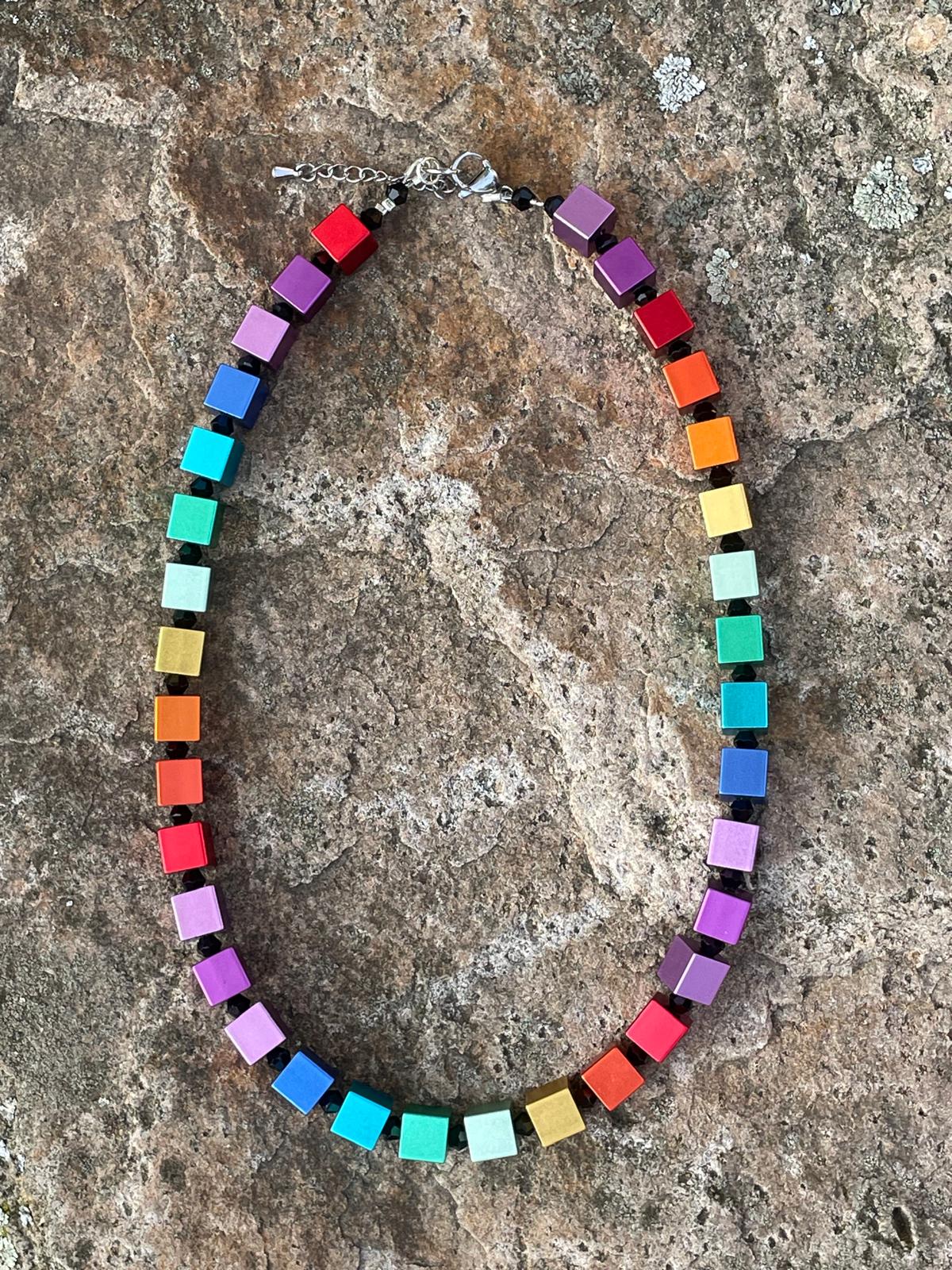 Geometric Rainbow - Necklace