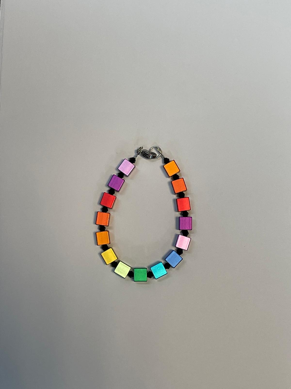 Geometric Bracelet - Rainbow