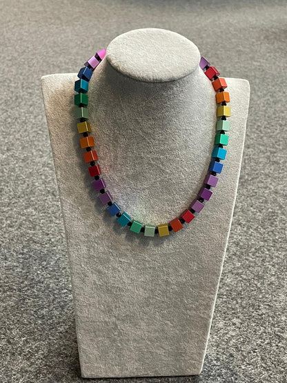 Geometric Rainbow - Necklace