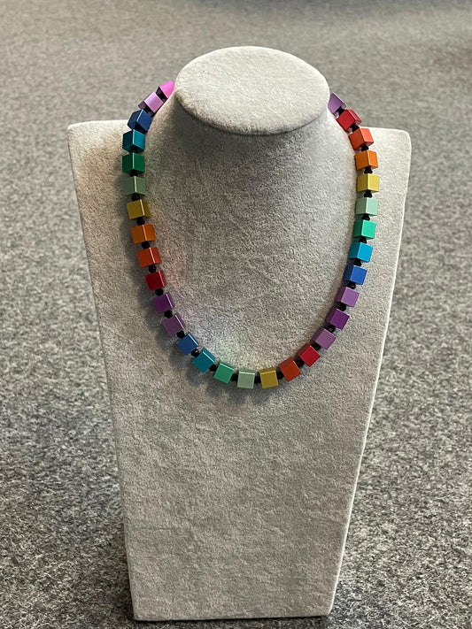 Geometric Rainbow - Necklace